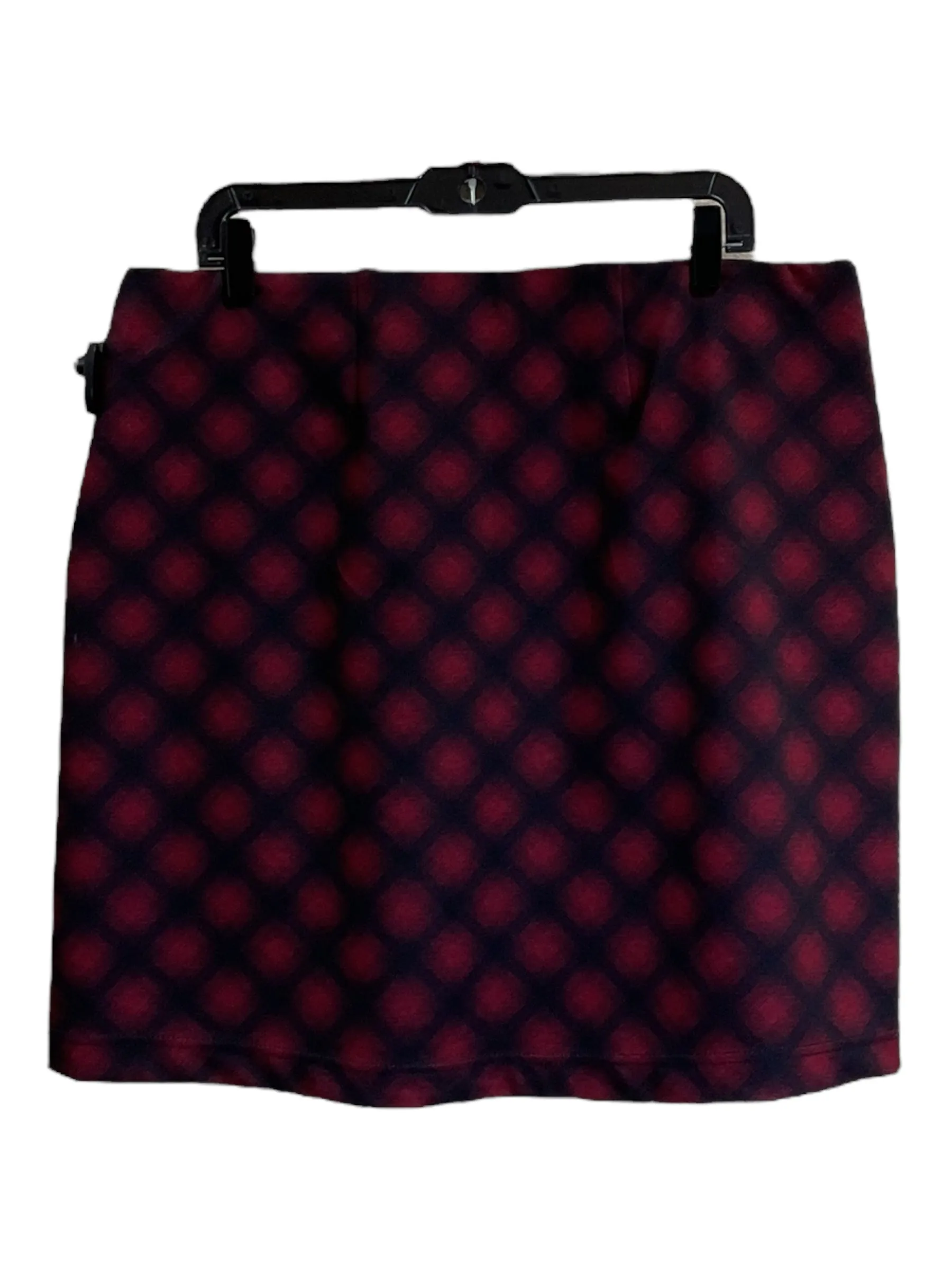 Skirt Mini & Short By Maurices In Black & Red, Size: L