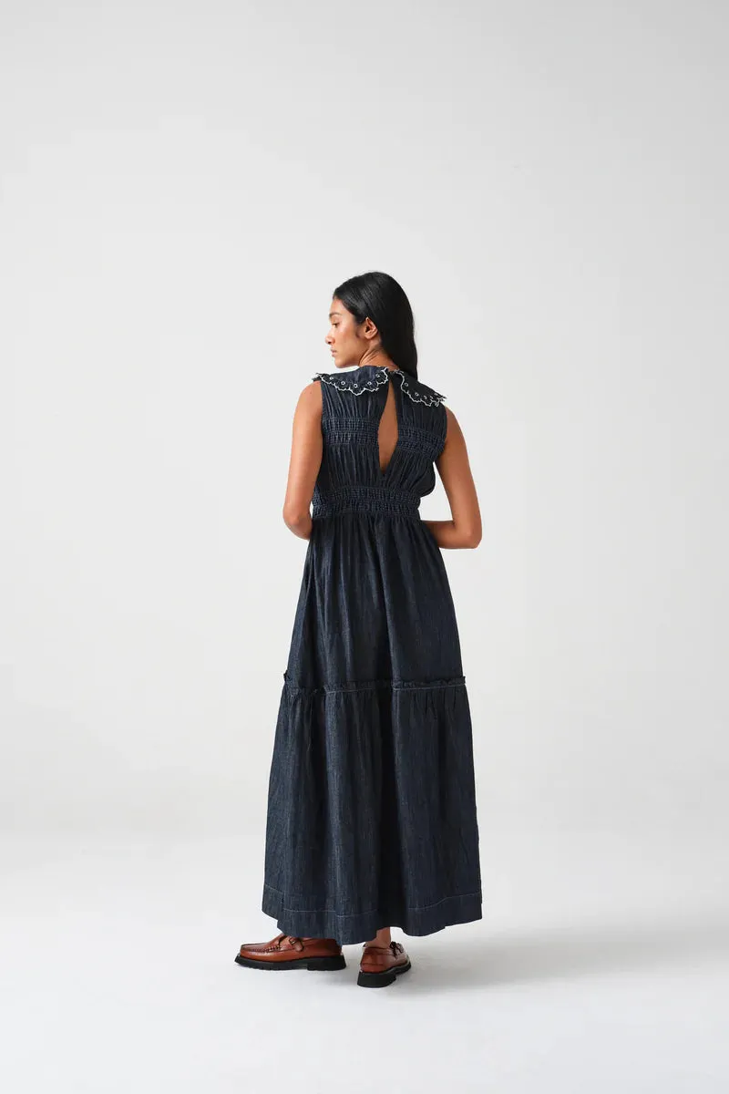 Skye Dress - Indigo Rinse
