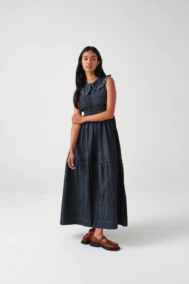 Skye Dress - Indigo Rinse