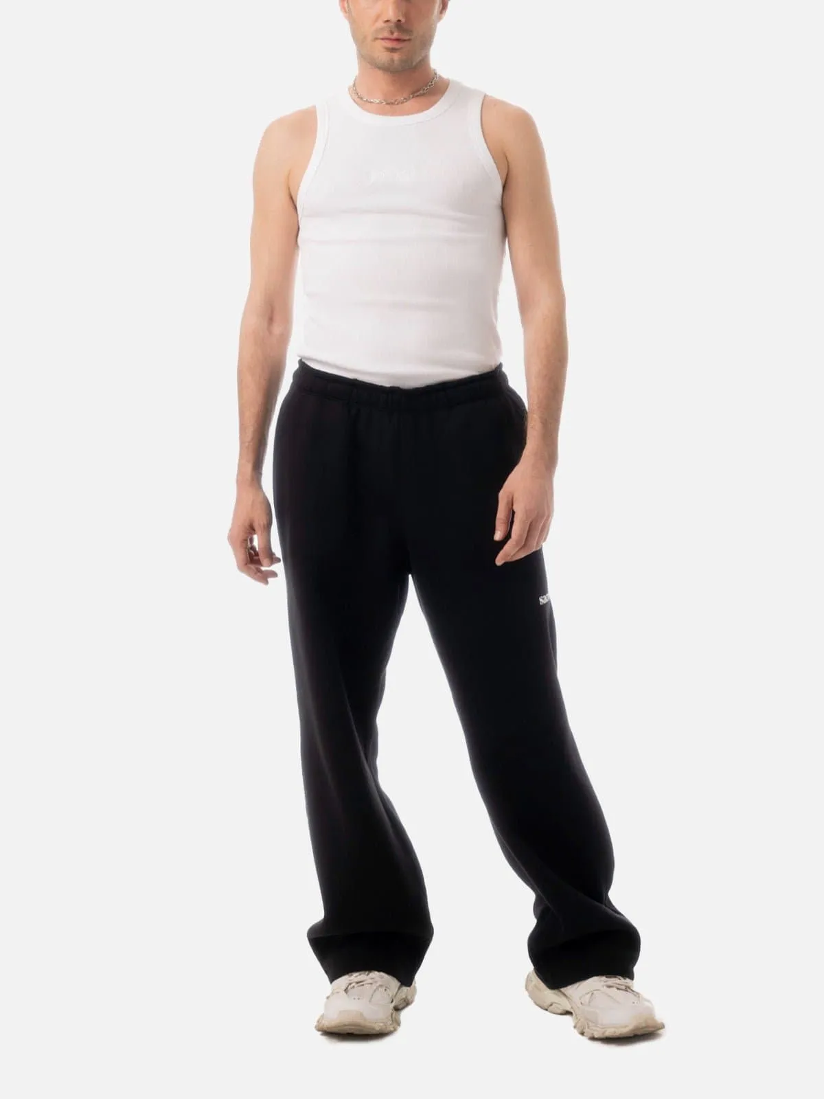 Solid Black Sweat Pants