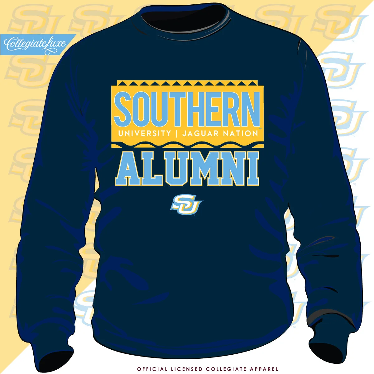 SOUTHERN Univ. | 90s ALUMNI Navy Unisex Sweatshirt (**)
