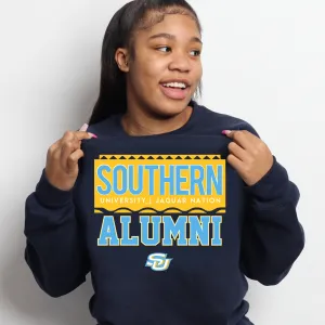 SOUTHERN Univ. | 90s ALUMNI Navy Unisex Sweatshirt (**)