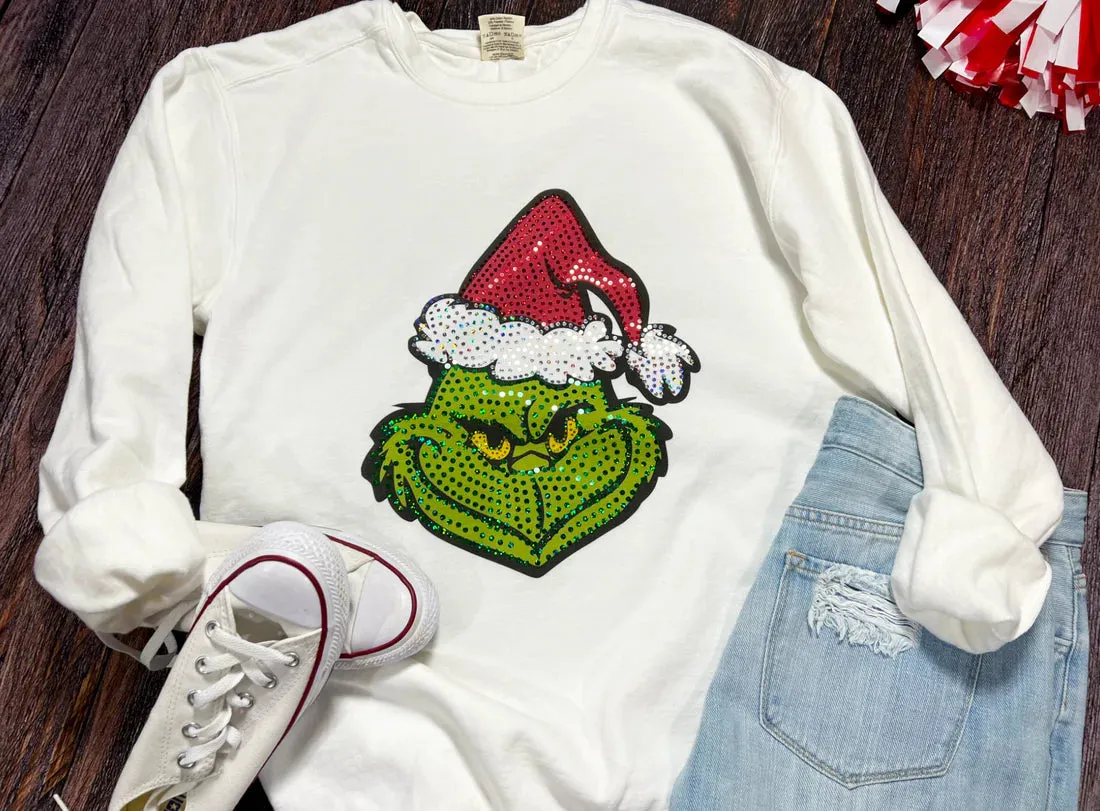 Spangled Grinch Sweatshirt