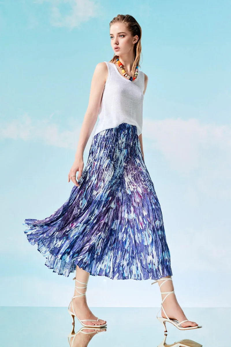 Starling Wrinkle Pleated Skirt