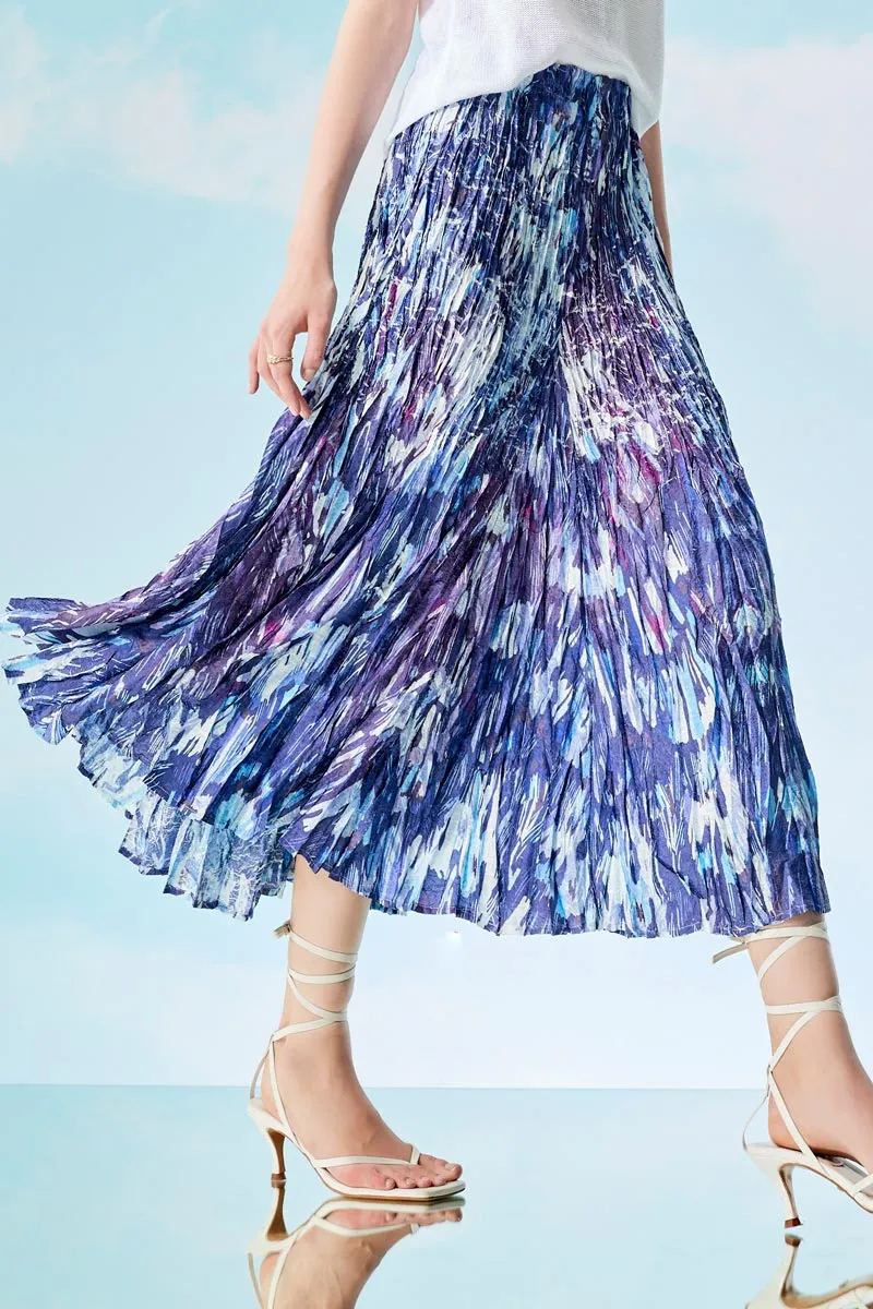 Starling Wrinkle Pleated Skirt