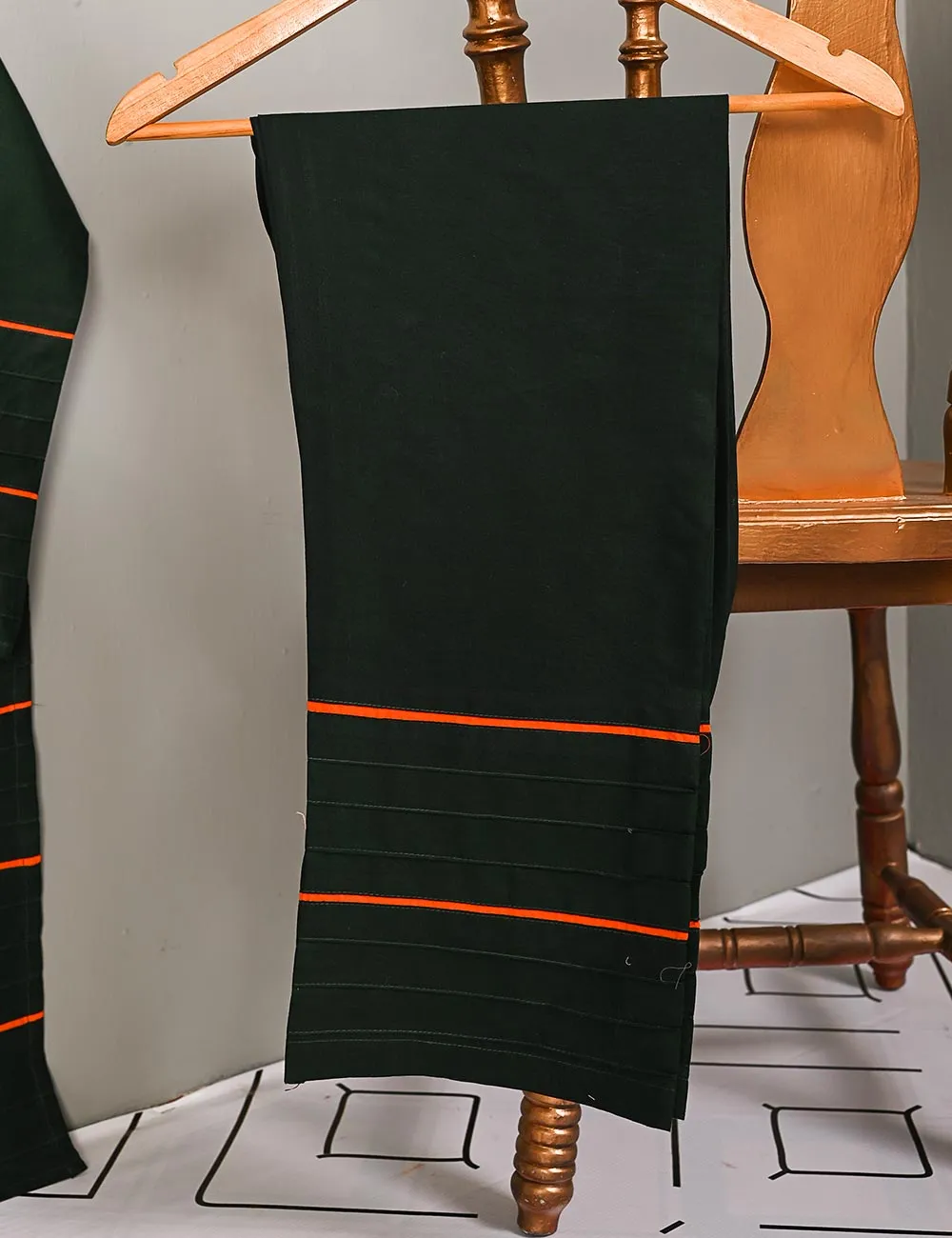 STP-006D-Green- 2Pc Cotton Stitched