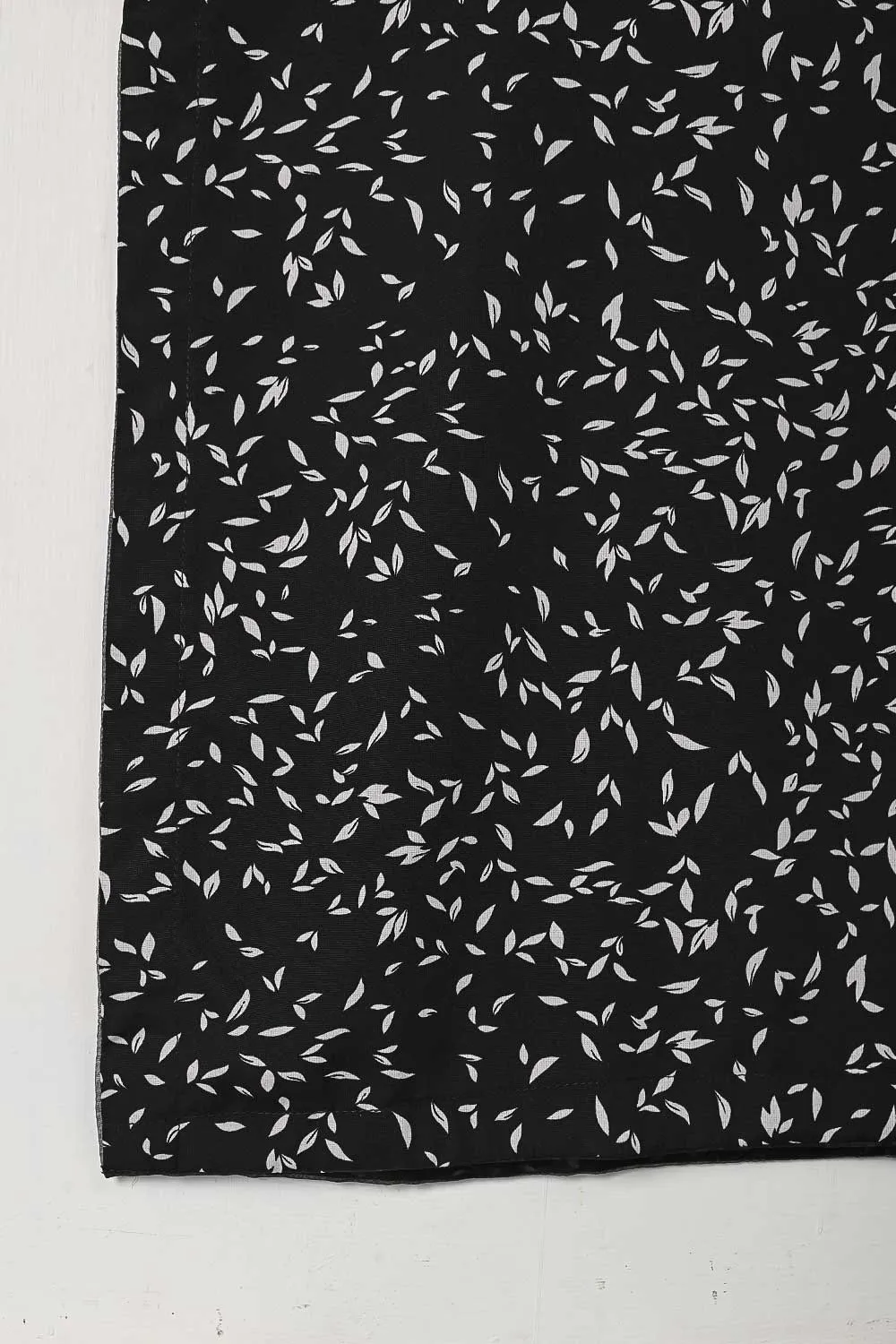 STP-129A-Black -  2PC GEORGETTE CREPE DIGITAL PRINTED STITCHED