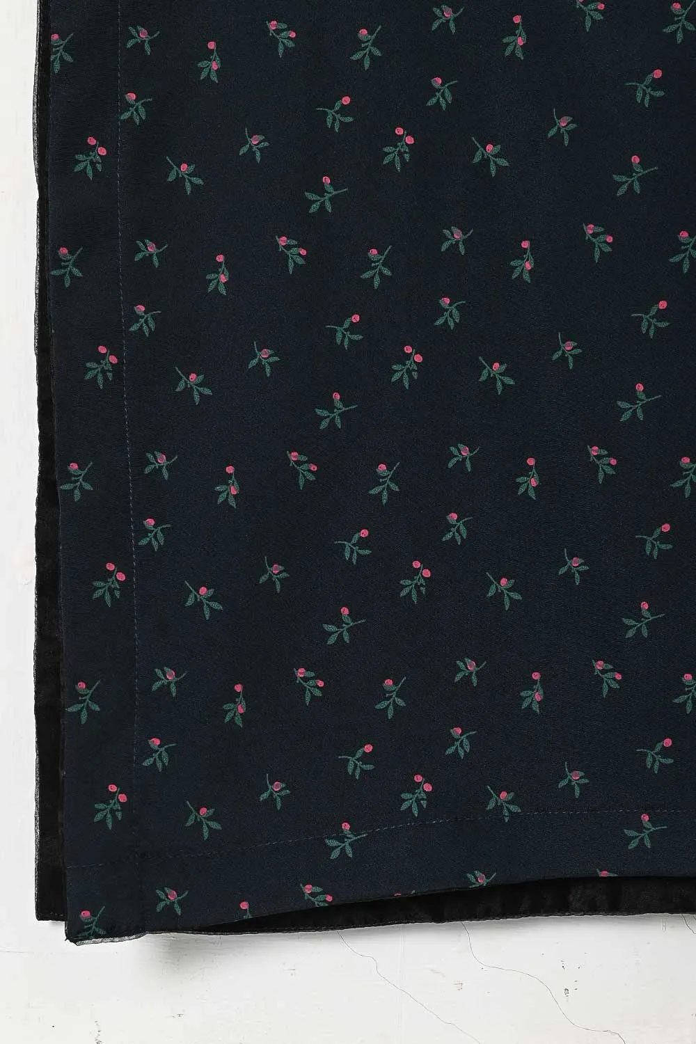 STP-131A-NavyBlue -  2PC GEORGETTE CREPE DIGITAL PRINTED STITCHED