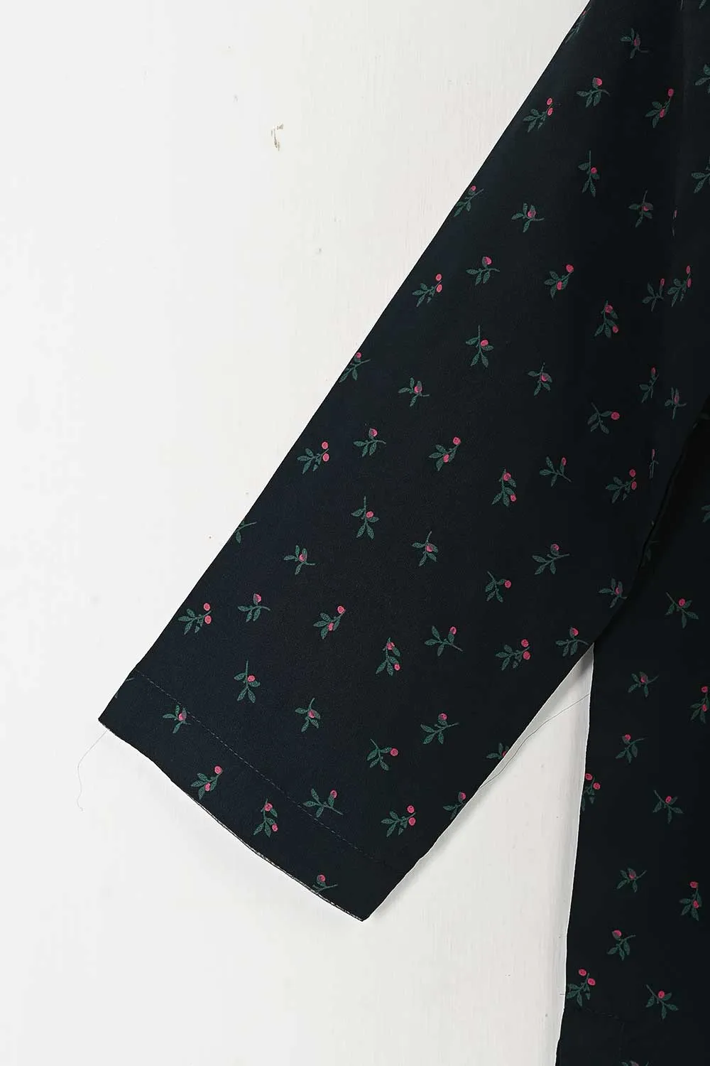 STP-131A-NavyBlue -  2PC GEORGETTE CREPE DIGITAL PRINTED STITCHED