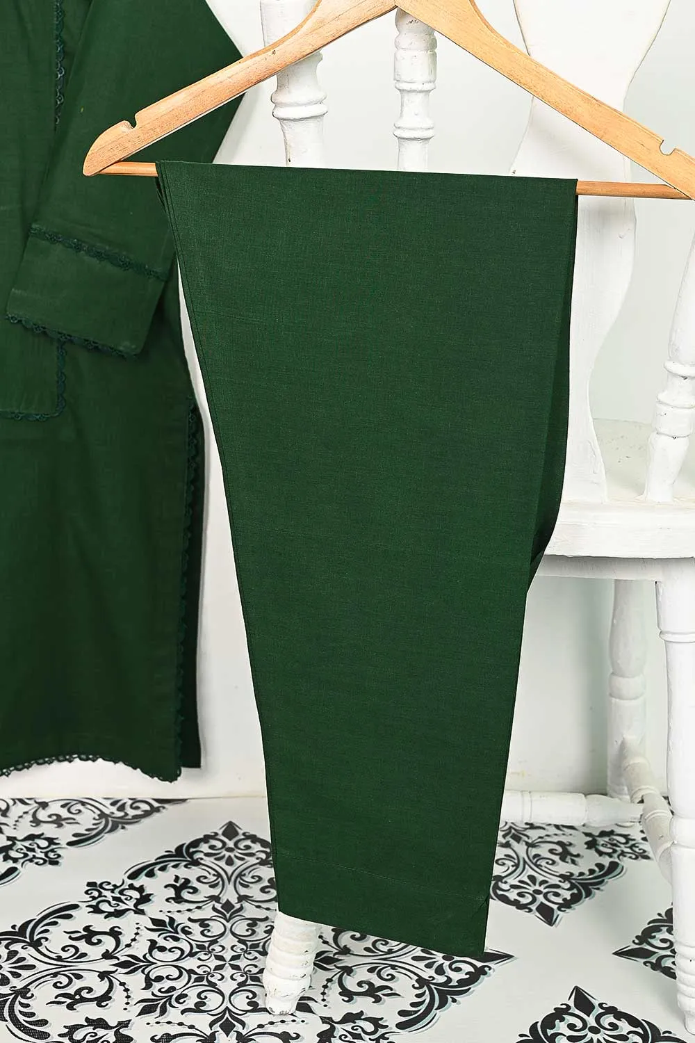 STP-137B-Green - 2PC COTTON STITCHED