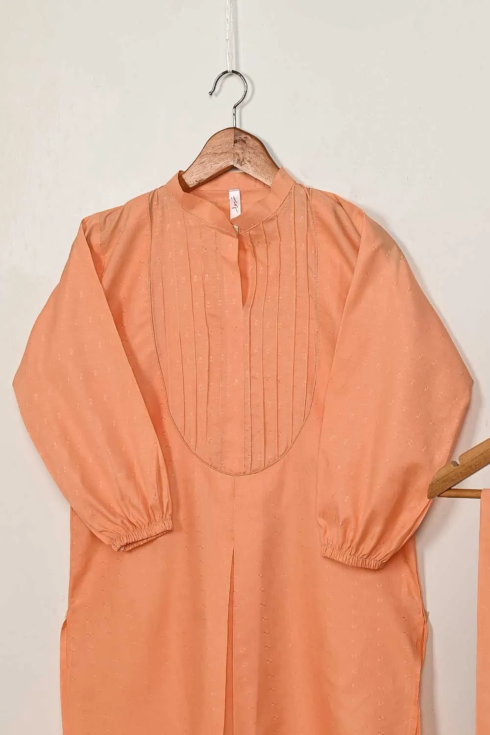 STP-161C-Orange - 2PC JACQUARD PAPER COTTON STITCHED