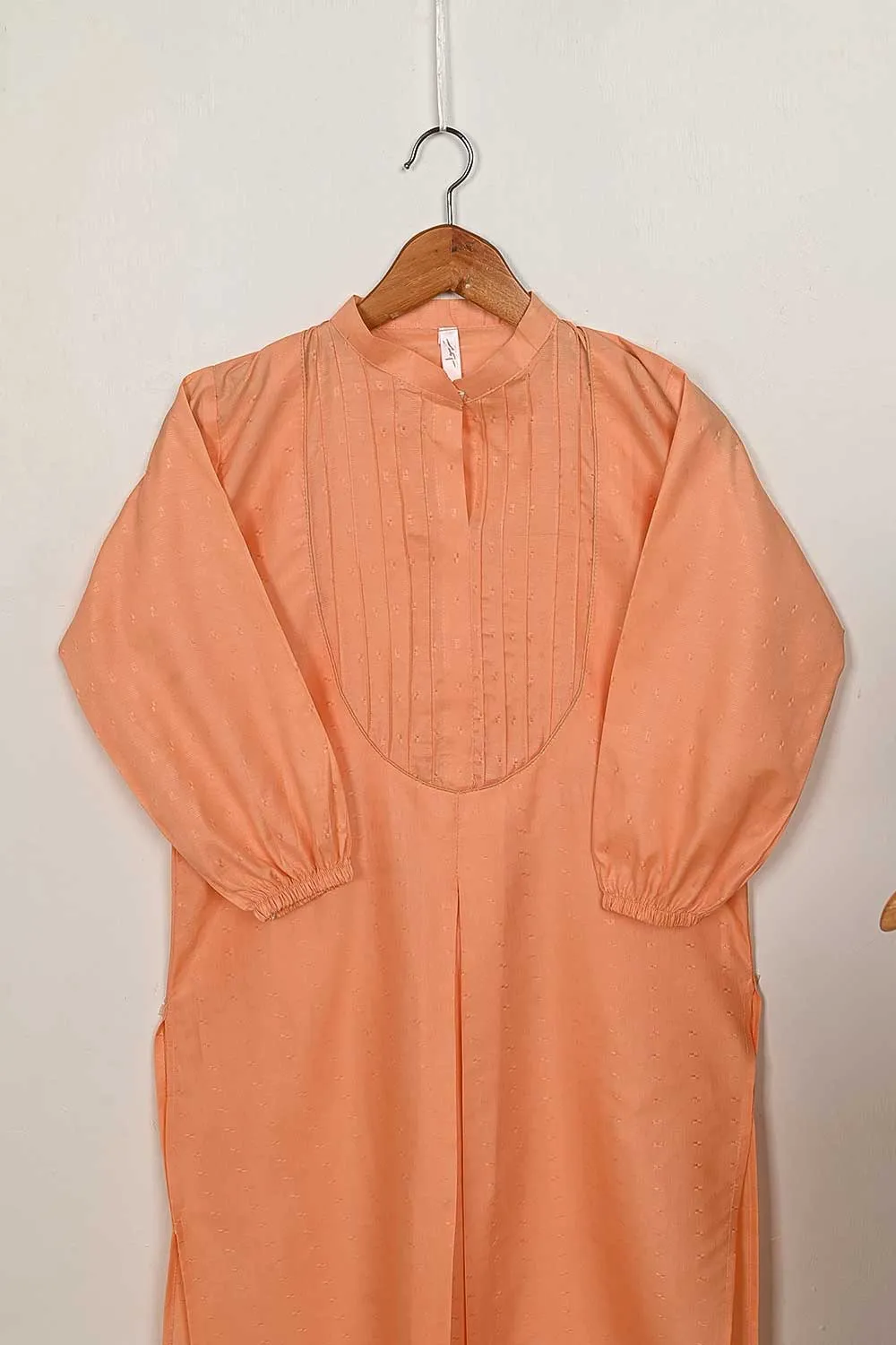 STP-161C-Orange - 2PC JACQUARD PAPER COTTON STITCHED