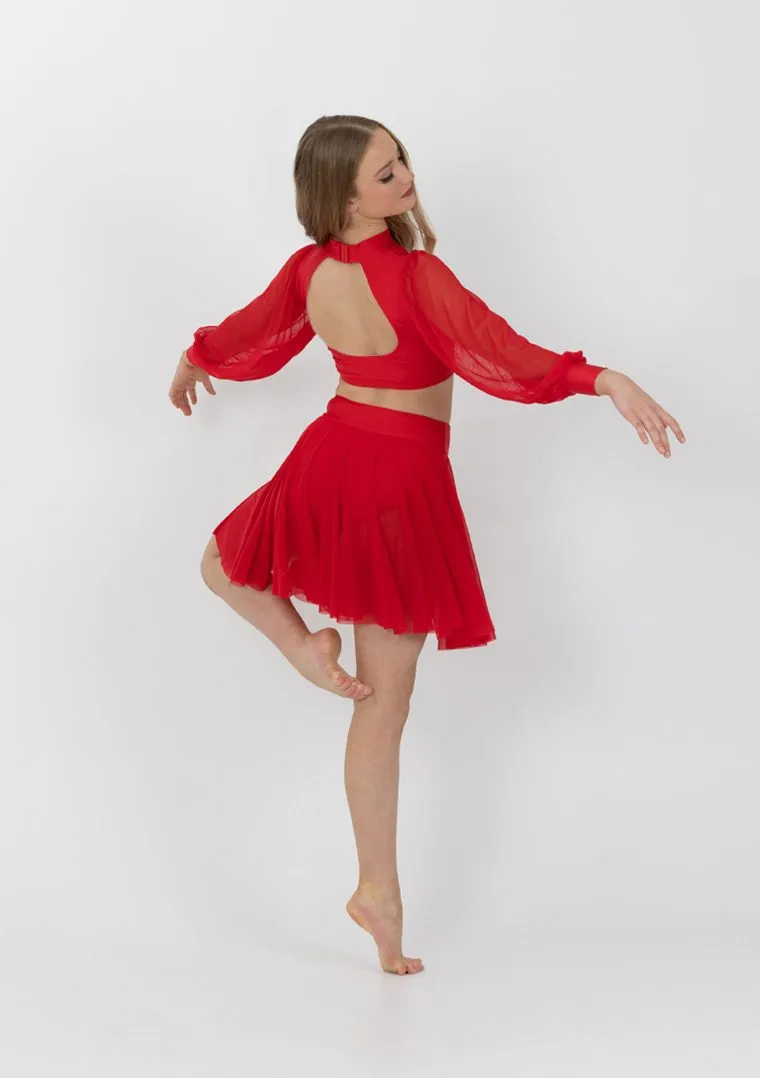 Studio 7 Annabelle Crop Top | Red