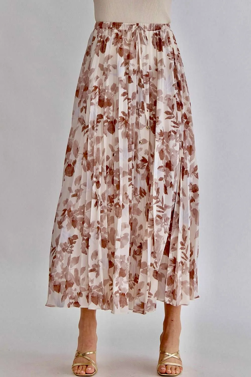 Sunset dreams pleated skirt