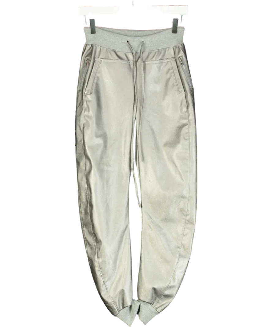 Suzy D Metallic Pewter Ultimate Jogger UK XS