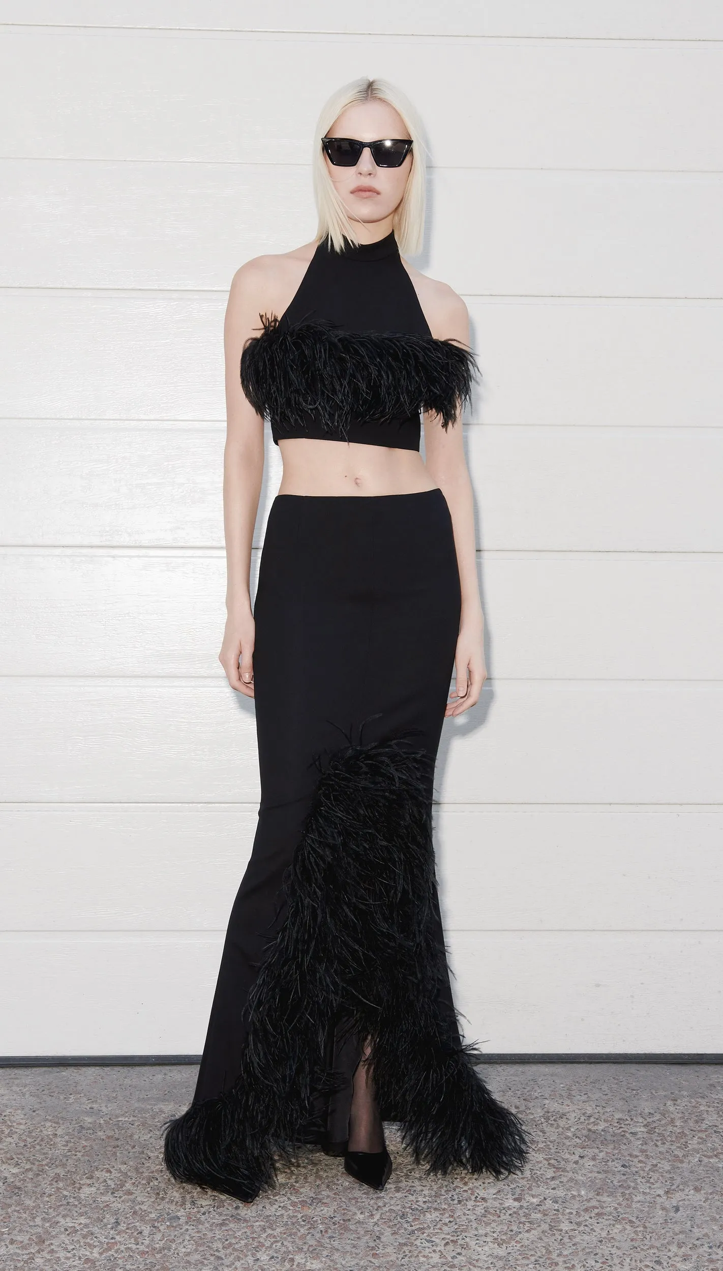 Swan top black