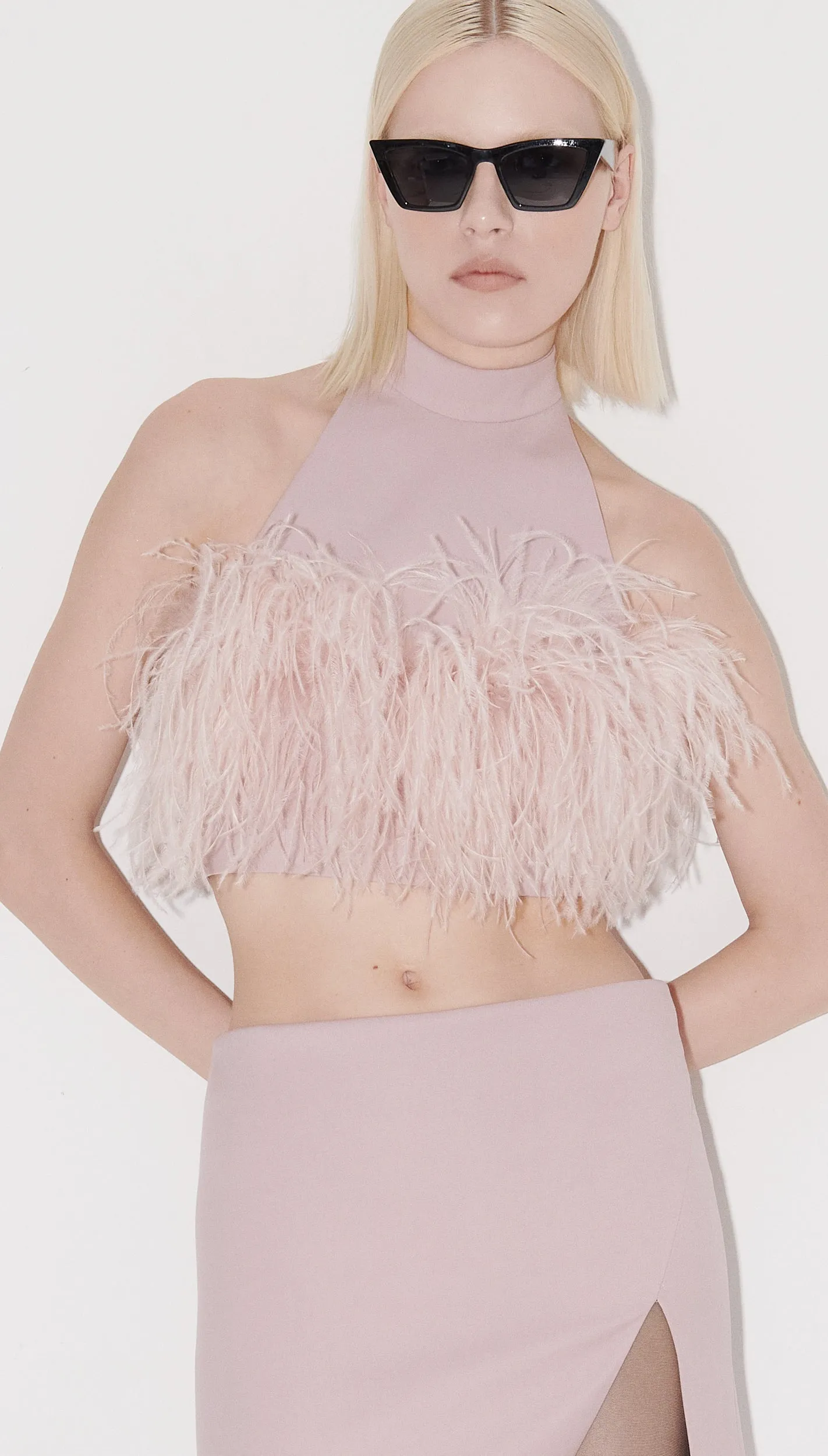 Swan top black