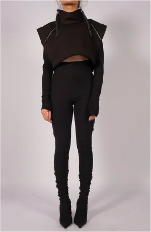 Sweatshirt Crop Top