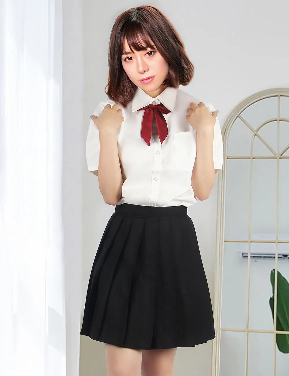 Sweet JK uniform high-quality student pleated skirt college style