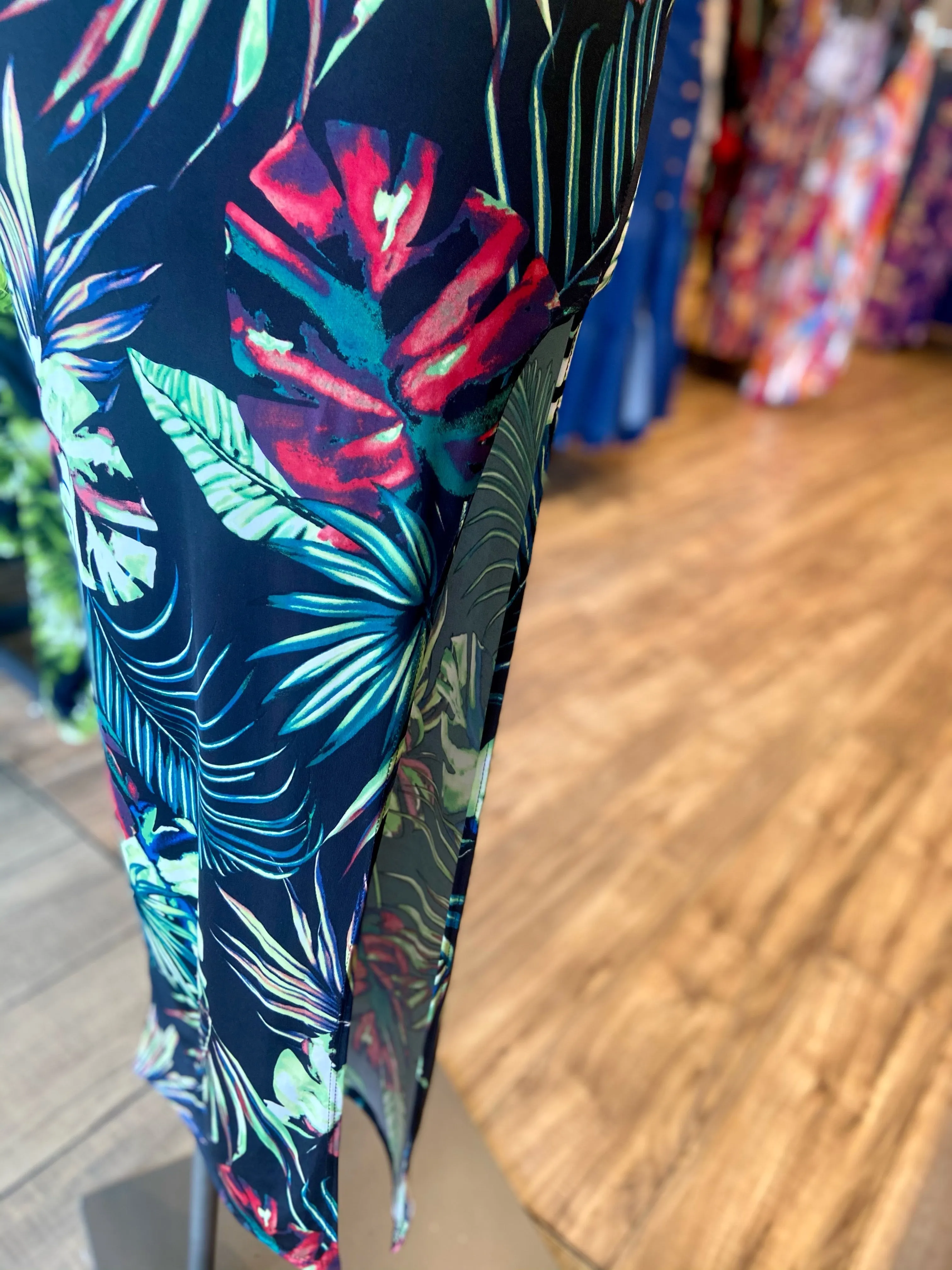 T Back Floral Dress