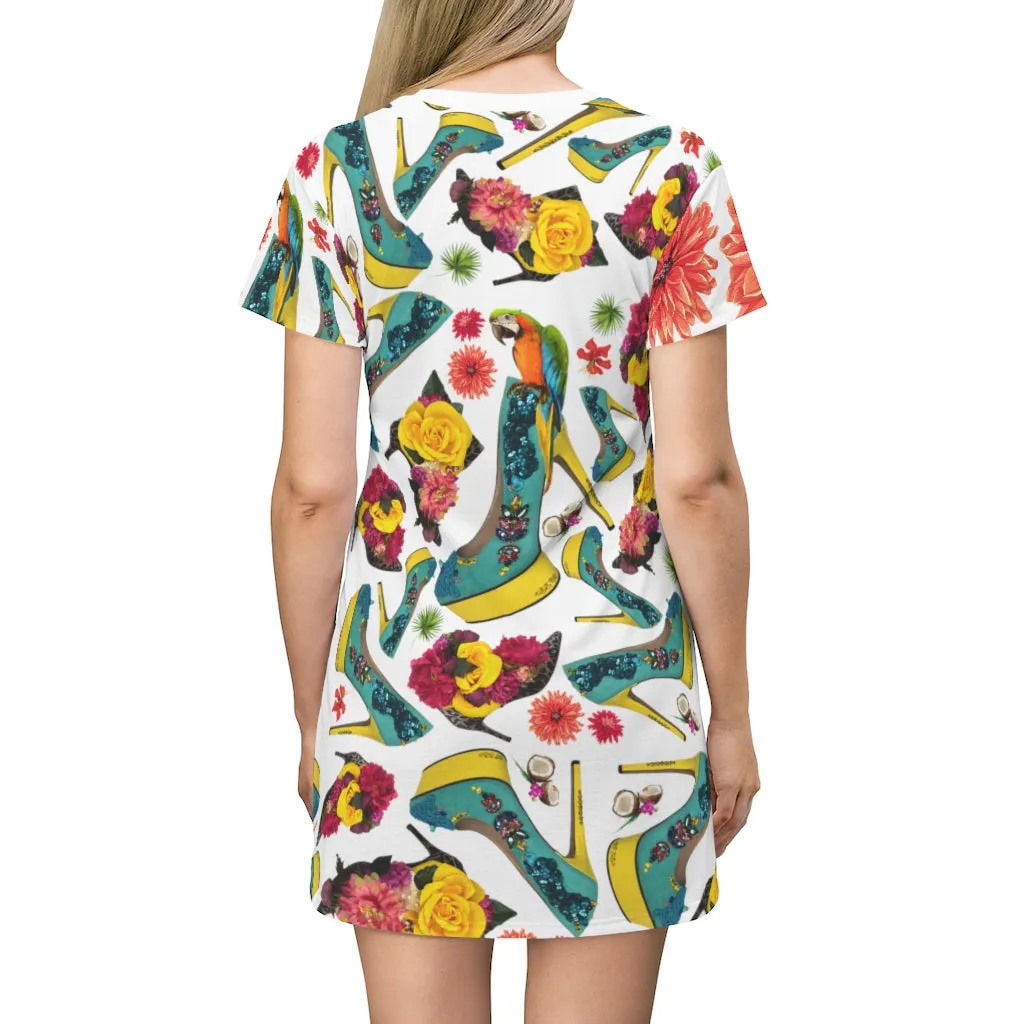 T-Shirt Dress 'Parrot'