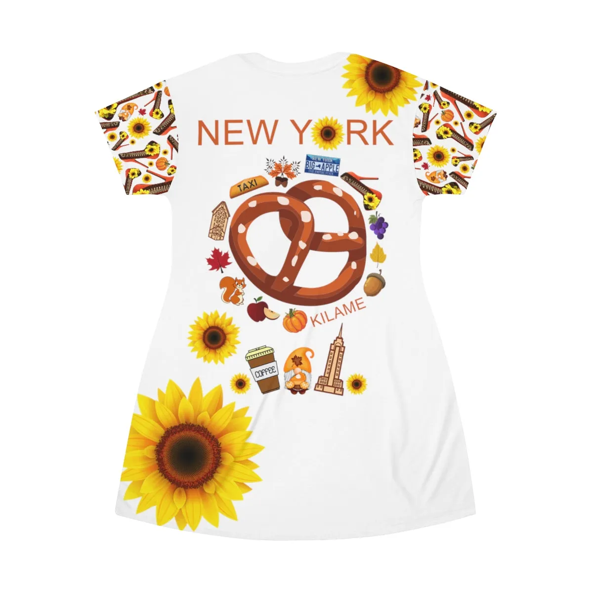T-Shirt Dress 'Pretzel'