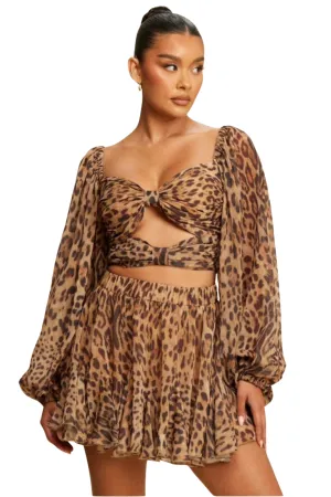 Tenese Chiffon Skirt Set
