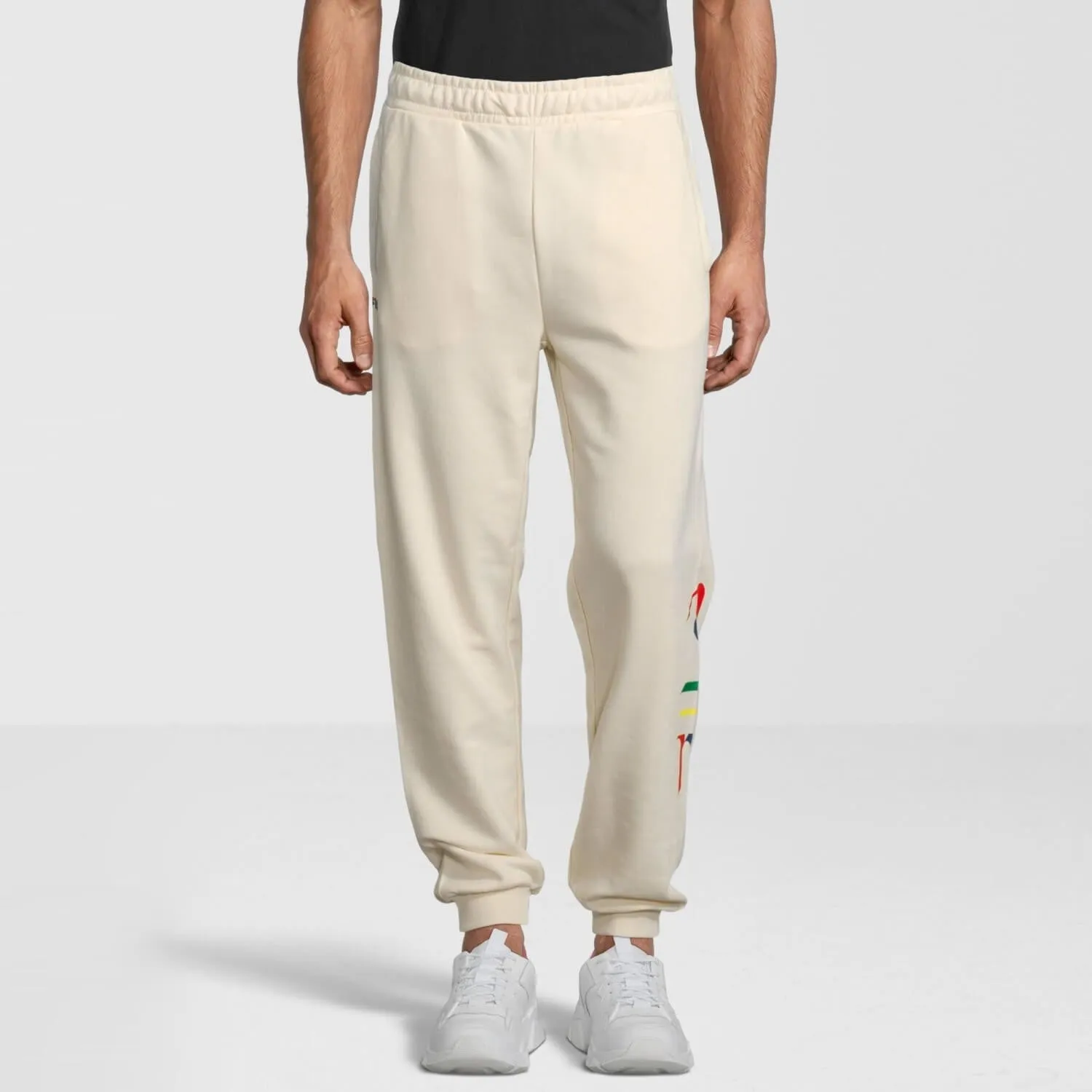 Tepláky FILA BANANAL sweat pants krémovo biele