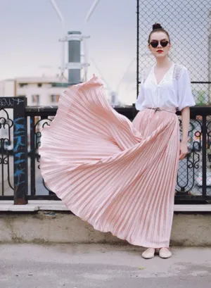 The Infinity Pleated Skirt