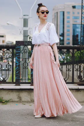 The Infinity Pleated Skirt