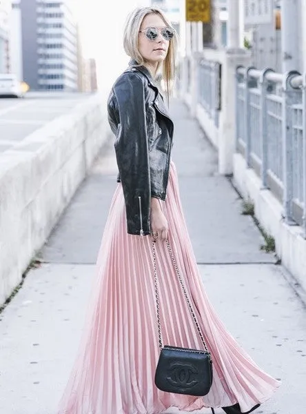 The Infinity Pleated Skirt