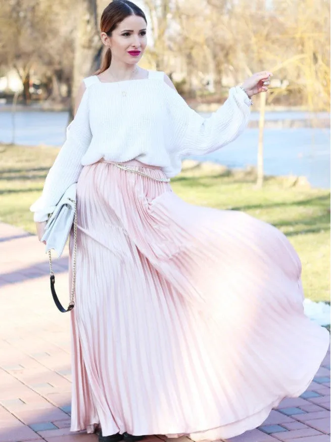 The Infinity Pleated Skirt
