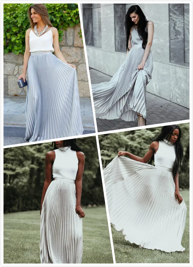 The Infinity Pleated Skirt