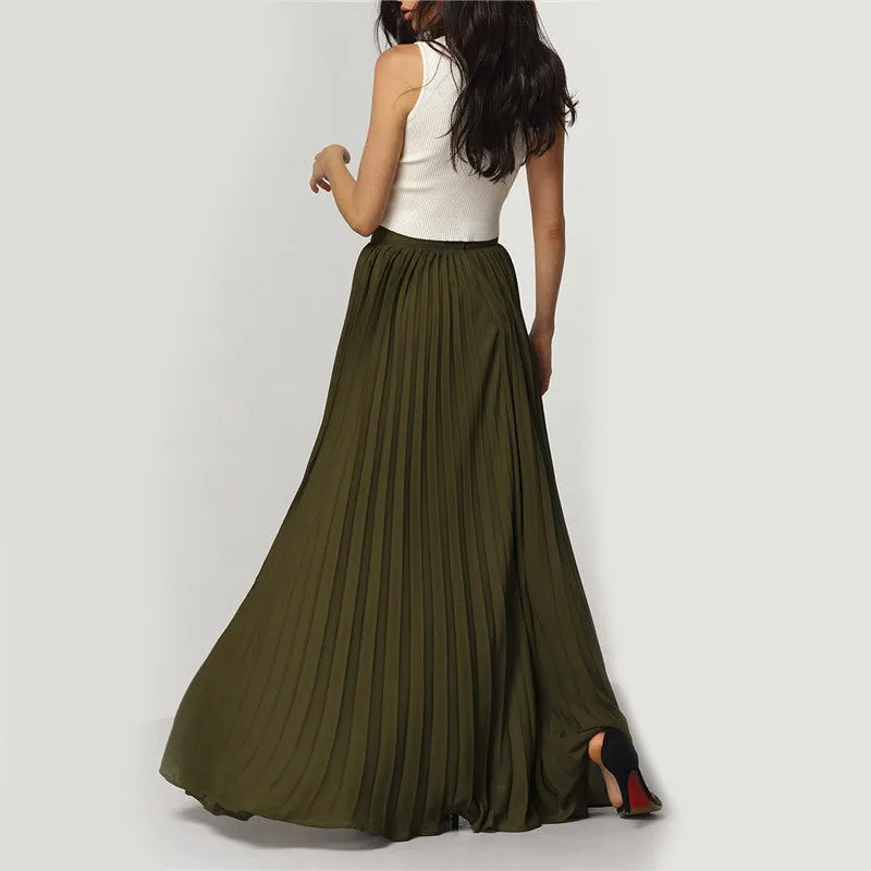 The Infinity Pleated Skirt