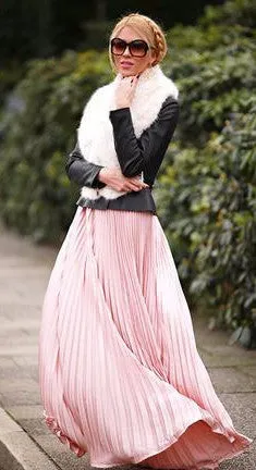 The Infinity Pleated Skirt
