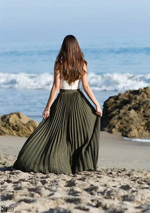 The Infinity Pleated Skirt