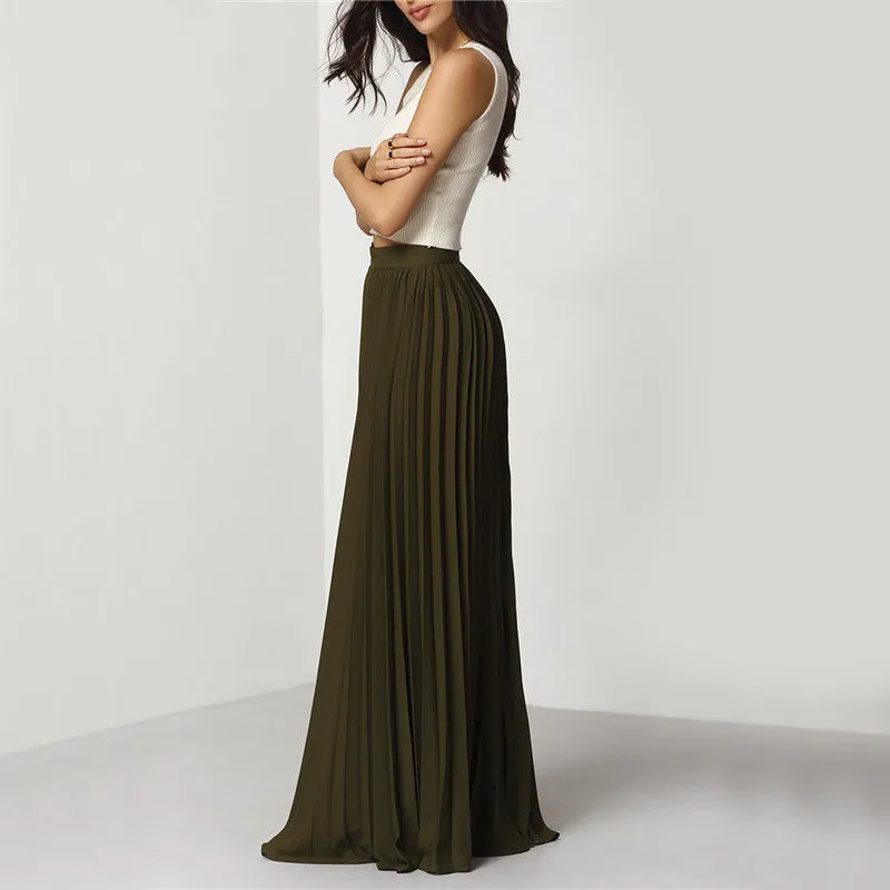 The Infinity Pleated Skirt