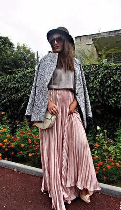 The Infinity Pleated Skirt