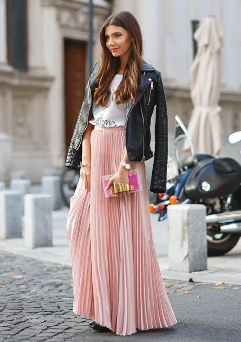 The Infinity Pleated Skirt