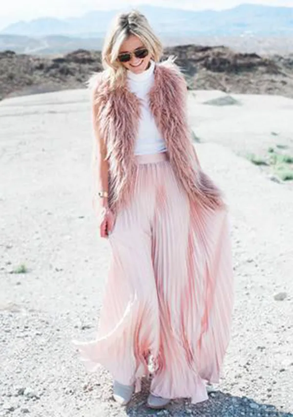 The Infinity Pleated Skirt