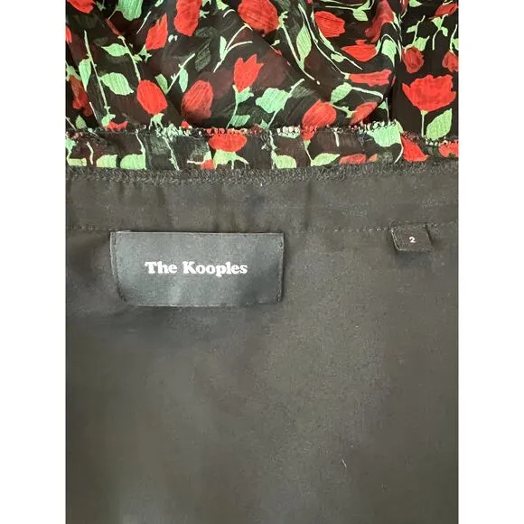 The Kooples rosa pleated wrap midi skirt 2