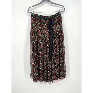 The Kooples rosa pleated wrap midi skirt 2