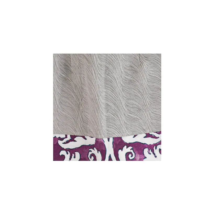 The Mini Skirt - Purple/White