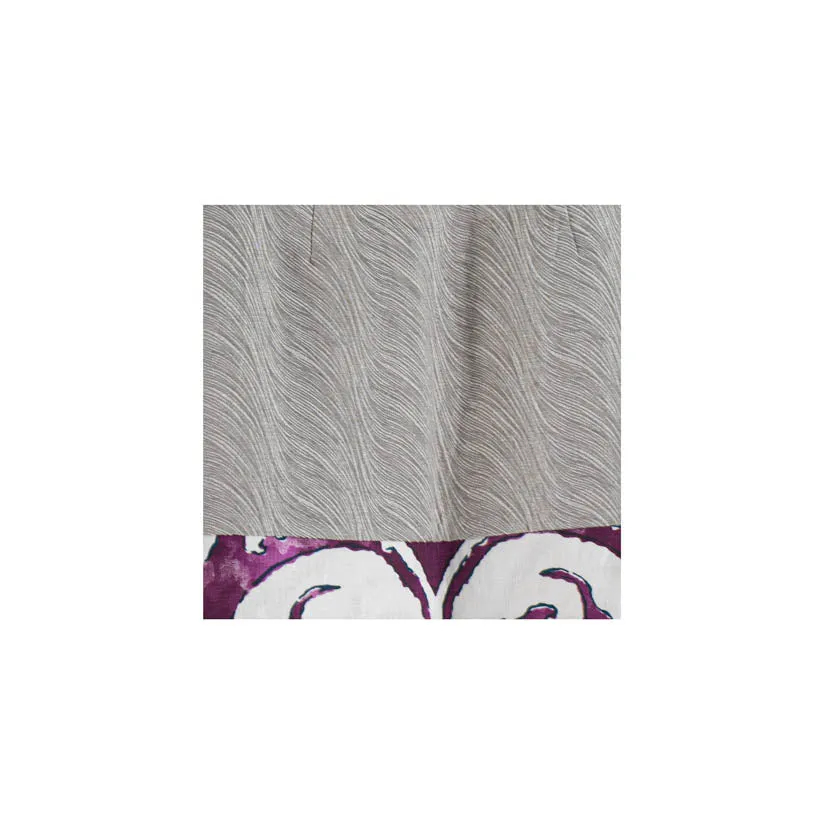 The Mini Skirt - Purple/White