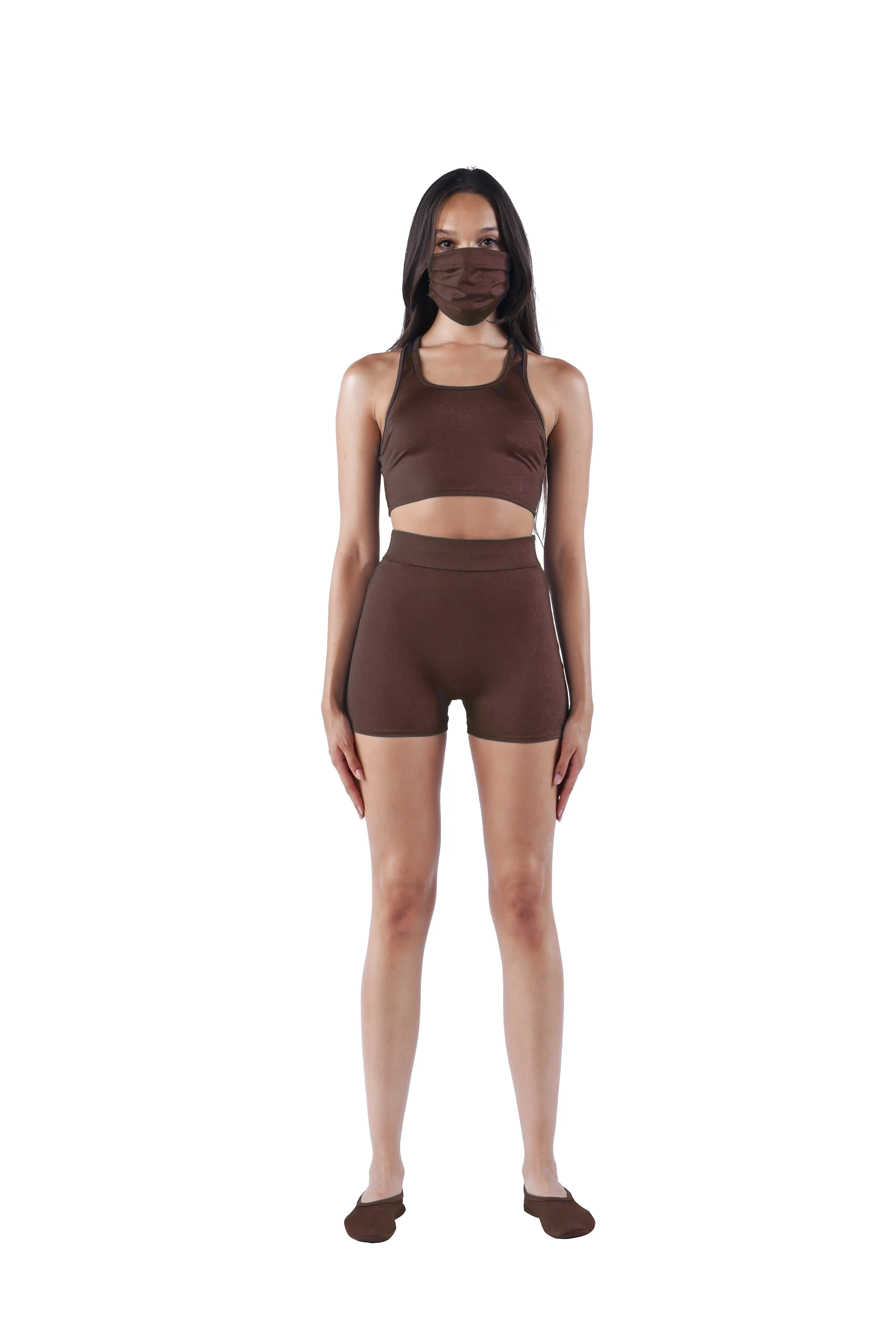 The Racerback Crop Top - Nude 03