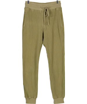 The Range Green Ribbed Jogger UK M