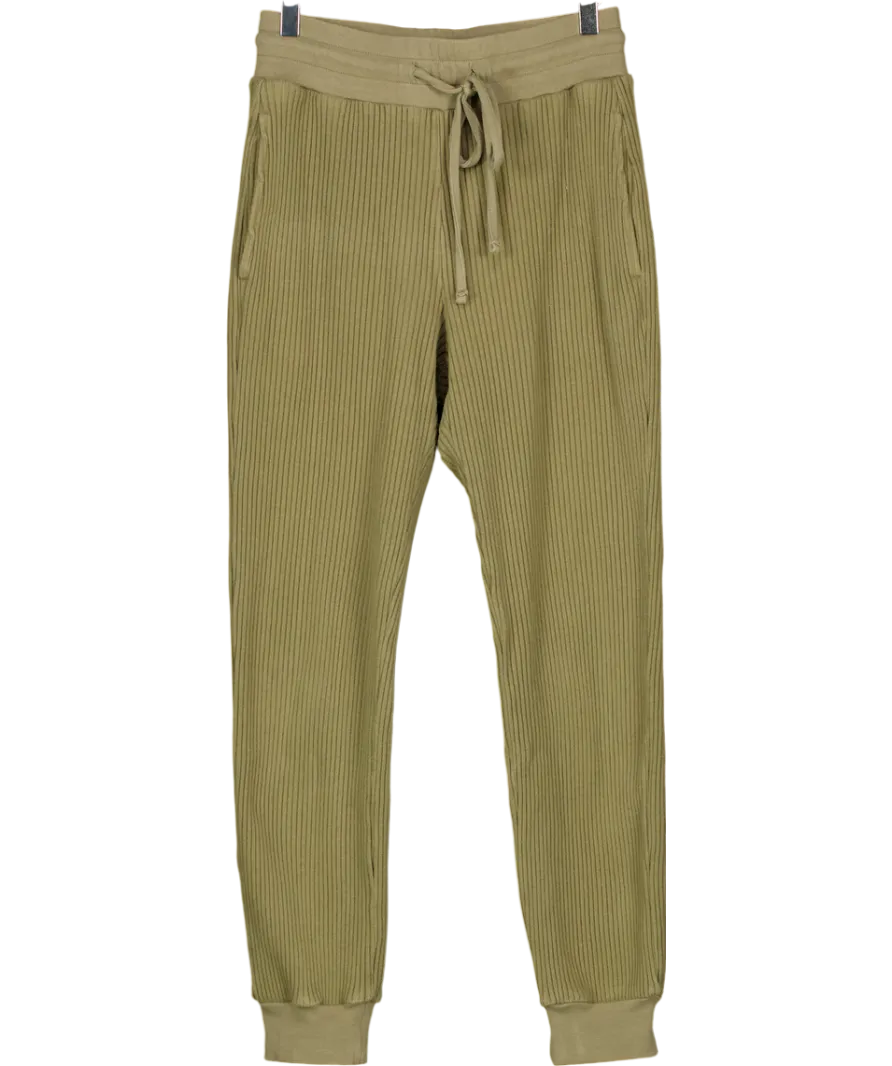 The Range Green Ribbed Jogger UK M
