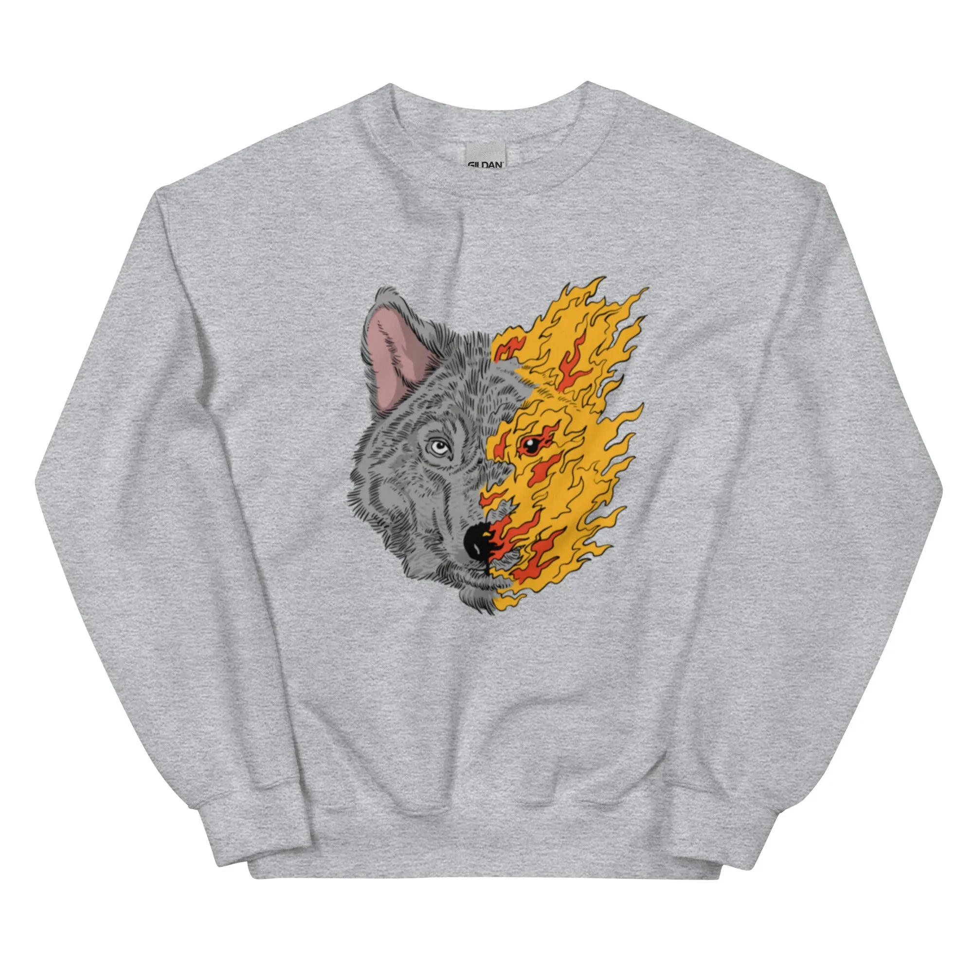 THE WOLF Unisex Fleece Sweatshirt