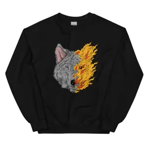 THE WOLF Unisex Fleece Sweatshirt