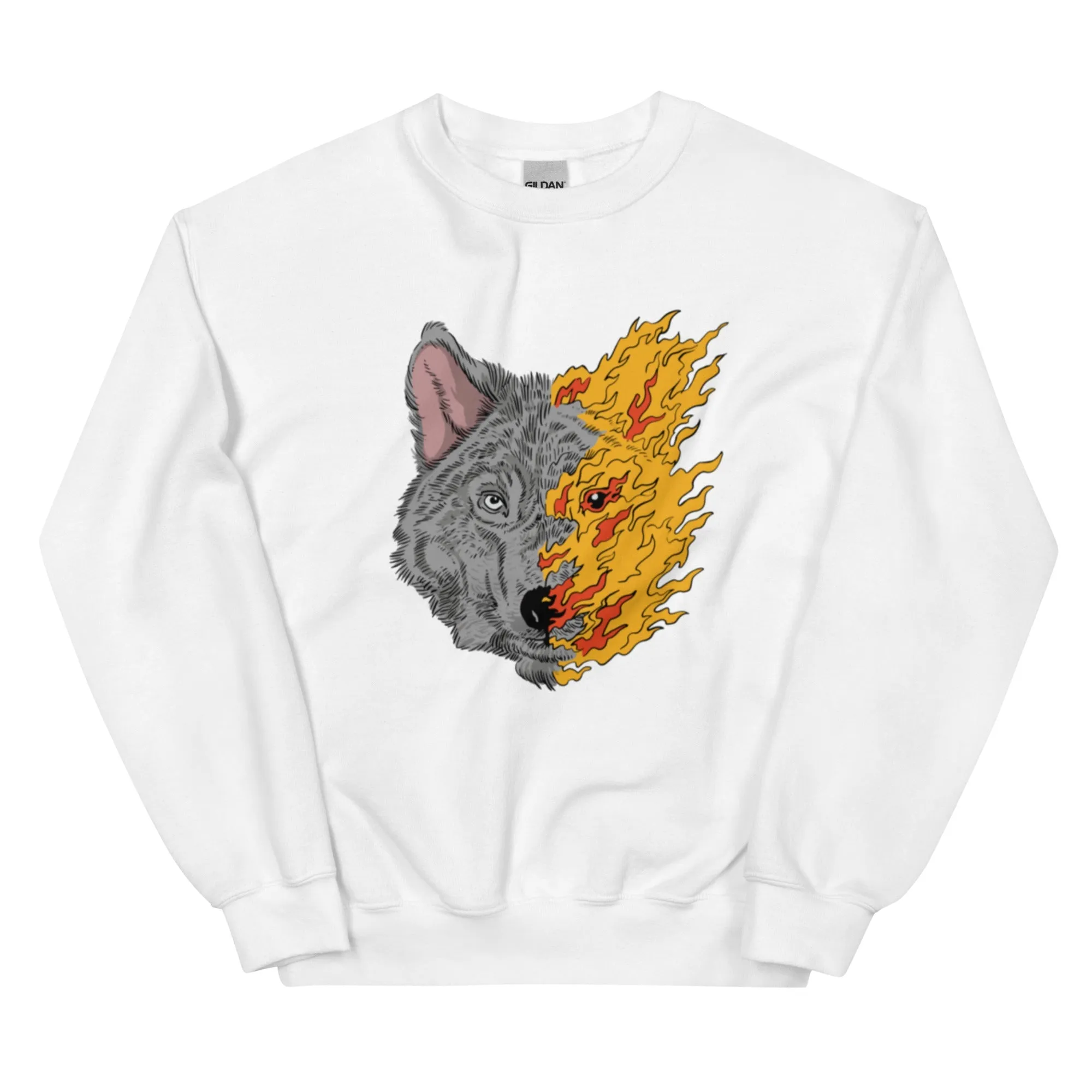 THE WOLF Unisex Fleece Sweatshirt